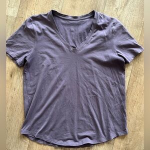lululemon athletica Purple Short Sleeve Tee